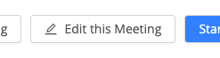Edit this meeting button at the bottom of the Zoom meeting page